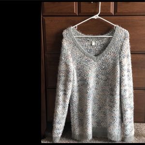 LC Lauren Conrad Pastel V-Neck Sweater